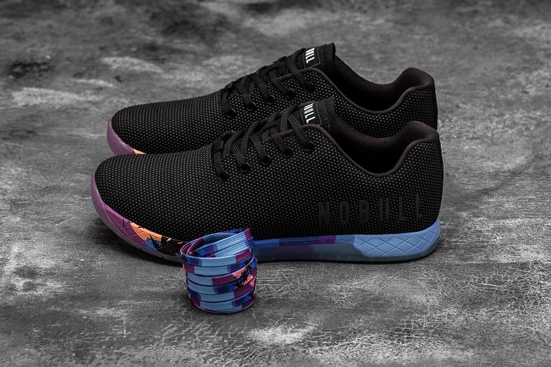 Nobull Sunset Men's Trainers Black | USA H1490A